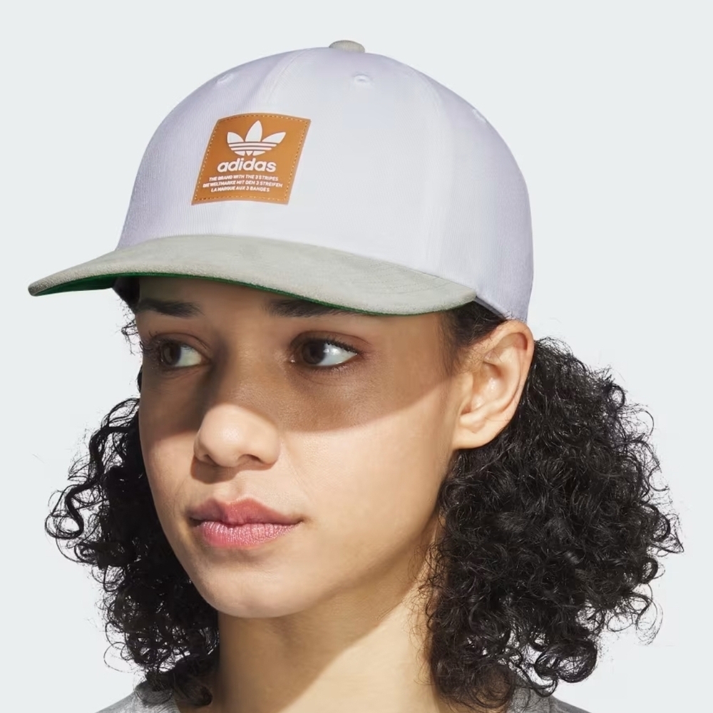Adidas Women's White and Gray Cap